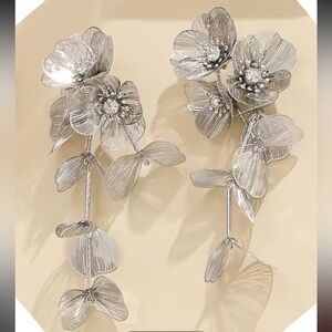 Kate Middleton Famous Cascading Silver  Dangle Earrings